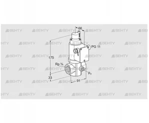 VG 20R02LK31DM (85206161) Запорный газовый клапан Kromschroder