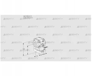 VRH125R05AE/MM/MM (88031928) Регулятор расхода Kromschroder