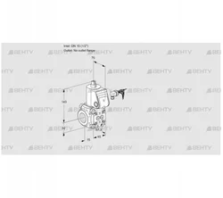 VAS115/-R/NW (88005654) Газовый клапан Kromschroder