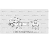 BICA 65RM-400/435-(71)D (84022057) Газовая горелка Kromschroder