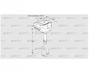 IBH40Z01A/20-60Q3T (88301876) Дроссельная заслонка Kromschroder