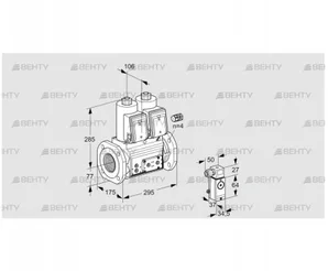 VCS665F05NNKR3E/PPPP/P2P3 (88207309) Сдвоенный газовый клапан Kromschroder