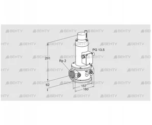 VR 50R01RQ33D (85248270) Воздушный электромагнитный клапан Kromschroder