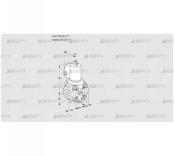 VAN1T25N/NKGL (88033881) Сбросной газовый клапан Kromschroder