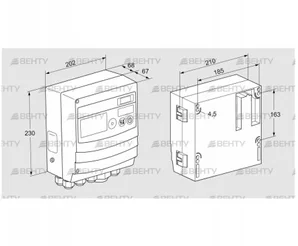 BCU480W3P2C1D0000K2E1-/LM400WF3O0E1- (88680241) Блок управления горением Kromschroder