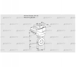 IBAF125/100Z05/20-60W3T (88302153) Дроссельная заслонка Kromschroder