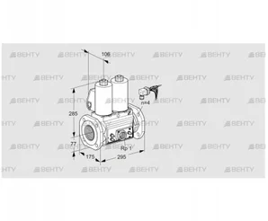 VCS665F05NNKLE/MMEM/MMMM (88203954) Сдвоенный газовый клапан Kromschroder