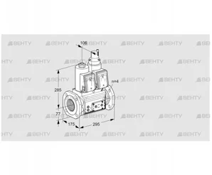 VCS6T65A05NLQRE/PPPP/PPPP (88202853) Сдвоенный газовый клапан Kromschroder