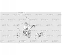 VAS2-/40R/NW (88027159) Газовый клапан Kromschroder