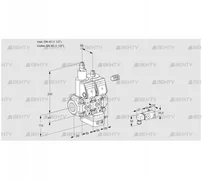 VCG2E40R/40R05LGEWR/3--3/PPPP (88101150) Клапан с регулятором соотношения Kromschroder