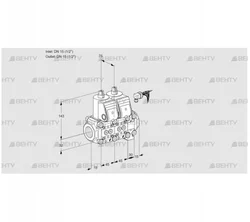 VCS1E15R/15R05NNVWR/PPPP/PPPP (88102711) Сдвоенный газовый клапан Kromschroder