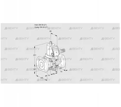 VAS350F/NKGR (88017747) Газовый клапан Kromschroder