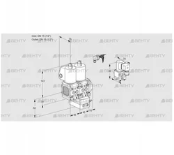 VCG1E15R/15R05FNGEWL/PPBY/PPPP (88105483) Клапан с регулятором соотношения Kromschroder