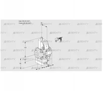 VAG1E20R/20R05GEVWR/PP/PP (88106977) Газовый клапан с регулятором соотношения Kromschroder