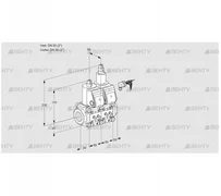 VCS2E50R/50R05NLWR/MMMM/PPPP (88104549) Сдвоенный газовый клапан Kromschroder