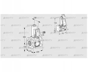 VAS8100F05NWSR3E/Z-/PP (88203880) Газовый клапан Kromschroder