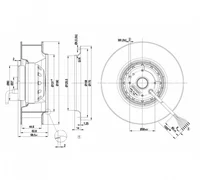 Центробежный вентилятор ebmpapst R2D190AC0822
