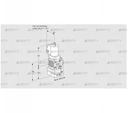 VAD2T-/40N/NQGL-50A (88033093) Газовый клапан с регулятором давления Kromschroder