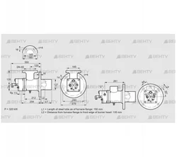 BIO 125RB-150/135-(15D)E (84099962) Газовая горелка Kromschroder