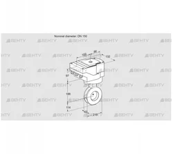 IBAF150Z05/40A2A (88300807) Дроссельная заслонка Kromschroder