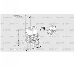 VCG1E25R/25R05NGEWL3/ZYPP/PPPP (88105238) Клапан с регулятором соотношения Kromschroder