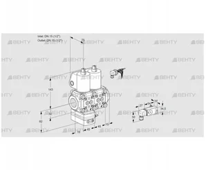 VCD1E15R/15R05D-100NQL/2-PP/PPPP (88107227) Регулятор давления Kromschroder