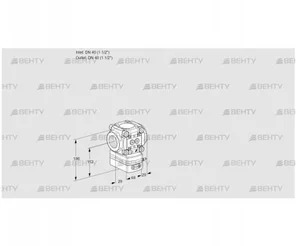 VRH2T40N05AA/PP/PP (88029127) Регулятор расхода Kromschroder