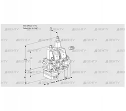 VCD1E20R/20R05D-25LVWR/PPPP/PPPP (88106894) Регулятор давления Kromschroder