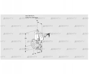 VAS350/-R/NK (88005370) Газовый клапан Kromschroder