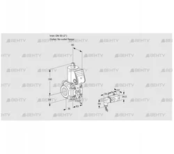 VAS3T50/-N/NQ (88013555) Газовый клапан Kromschroder