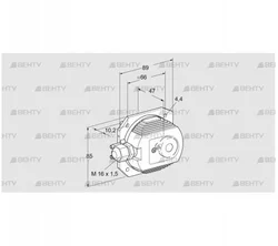 DL 40KG-3 (84444791) Датчик-реле давления воздуха Kromschroder