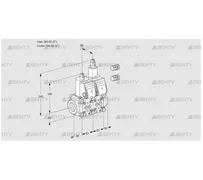 VCS3E50R/50R05NLQR3/PPPP/PPPP (88106735) Сдвоенный газовый клапан Kromschroder