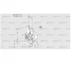 VAD2E40F/40F05FD-50WR/PP/PP (88102198) Газовый клапан с регулятором давления Kromschroder