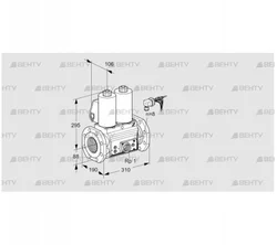 VCS780F05NNWLE/PPEP/PPPP (88206615) Сдвоенный газовый клапан Kromschroder