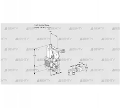 VAS2-/40R/NQ (88001533) Газовый клапан Kromschroder