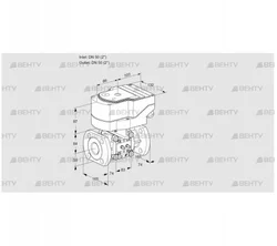 IFC350/50F05-32MMMM/20-30W3TR10 (88303111) Регулирующий клапан с сервоприводом Kromschroder