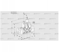 VCS3E50F/50F05NLWR/PPPP/PPPP (88100743) Сдвоенный газовый клапан Kromschroder