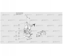 VAG1-/25R/NWAE (88011990) Газовый клапан с регулятором соотношения Kromschroder