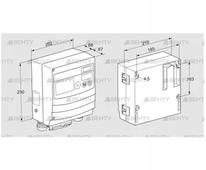 BCU465W3P3C0D0010K1E1-/LM400WF3O0E1- (88680281) Блок управления горением Kromschroder