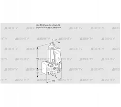 VAS1W0/NW (88018228) Газовый клапан Kromschroder