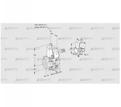 VAS125R/NW (88008686) Газовый клапан Kromschroder