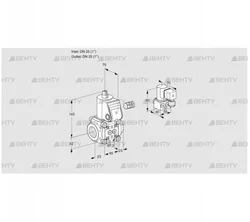 VAS125R/NW (88000714) Газовый клапан Kromschroder