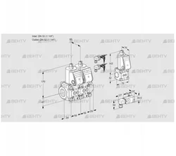 VCS2E32R/32R05NNWR6/PP-4/PPZS (88106428) Сдвоенный газовый клапан Kromschroder