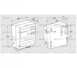 BCU460W2P6C0D0000K1E1-/LM400WF3O0E1- (88680391) Блок управления горением Kromschroder