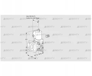 VAS350/-F/NWGL (88030591) Газовый клапан Kromschroder