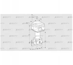 RV 2/EML05Q60E (86060598) Регулирующий клапан Kromschroder