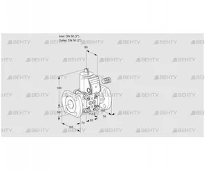 VAS350F/NQ (88014220) Газовый клапан Kromschroder