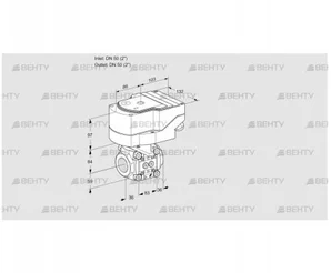 IFC3T50/50N05-32PPPP/20-30Q3T (88303868) Регулирующий клапан с сервоприводом Kromschroder