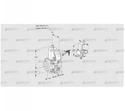 VAS125R/NK (88012052) Газовый клапан Kromschroder