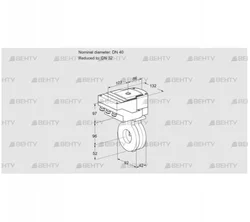 IBA40/32Z05/20-07W2T (88302058) Дроссельная заслонка Kromschroder